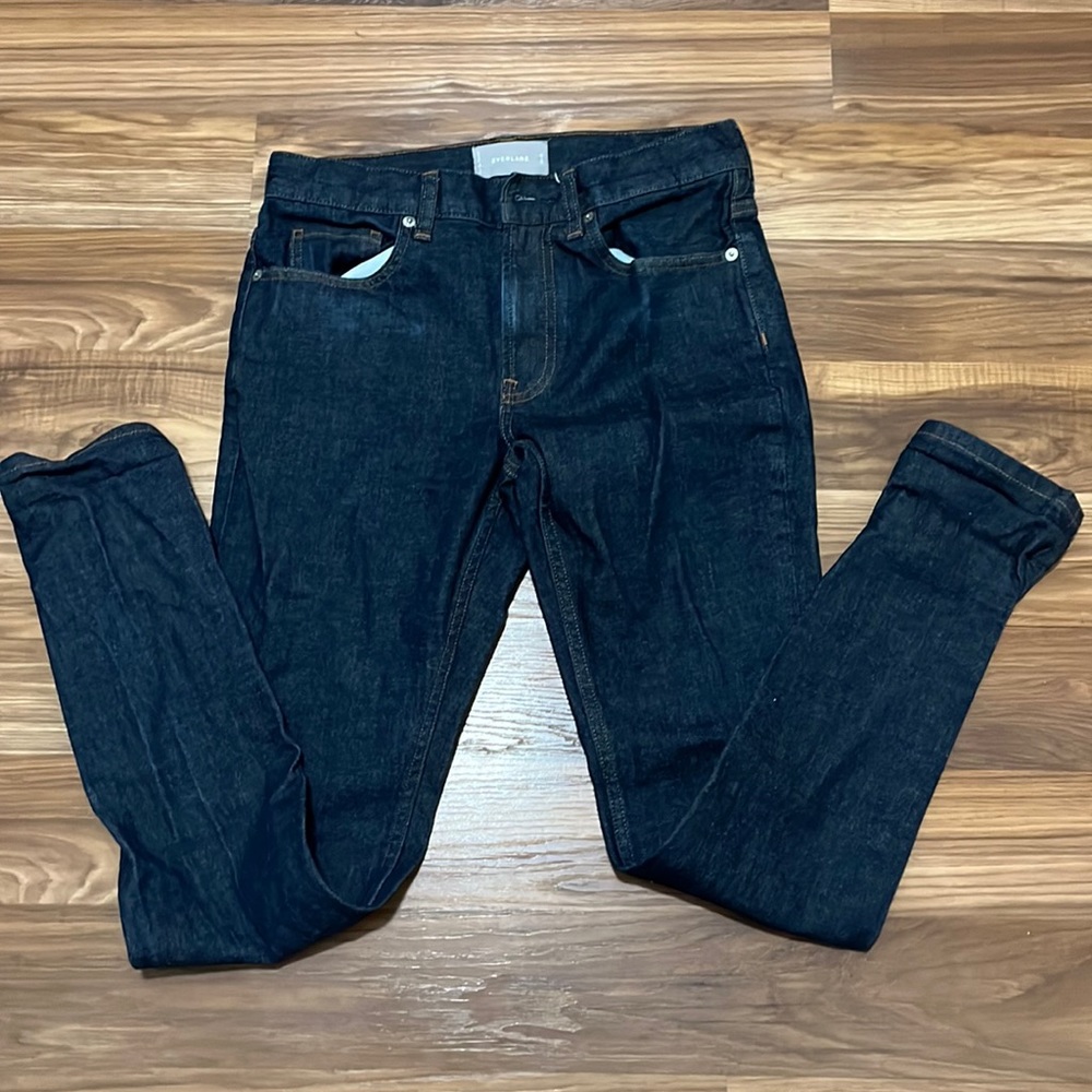 Everlane Women’s High Rise Dark Wash Skinny Jeans Size 30x32